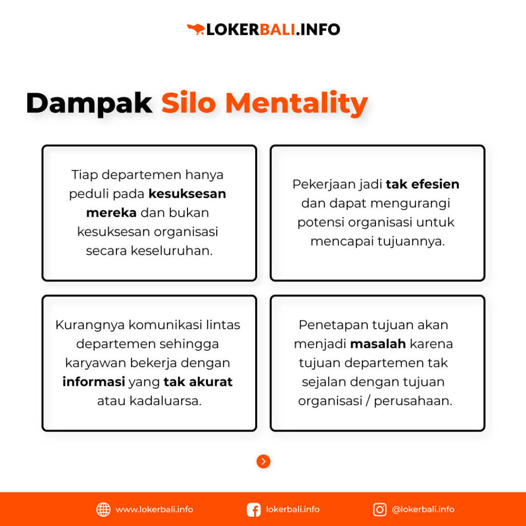 Mengenal Silo Mentality, Pemicu Persaingan Tak Sehat Di Kantor! - Loker ...