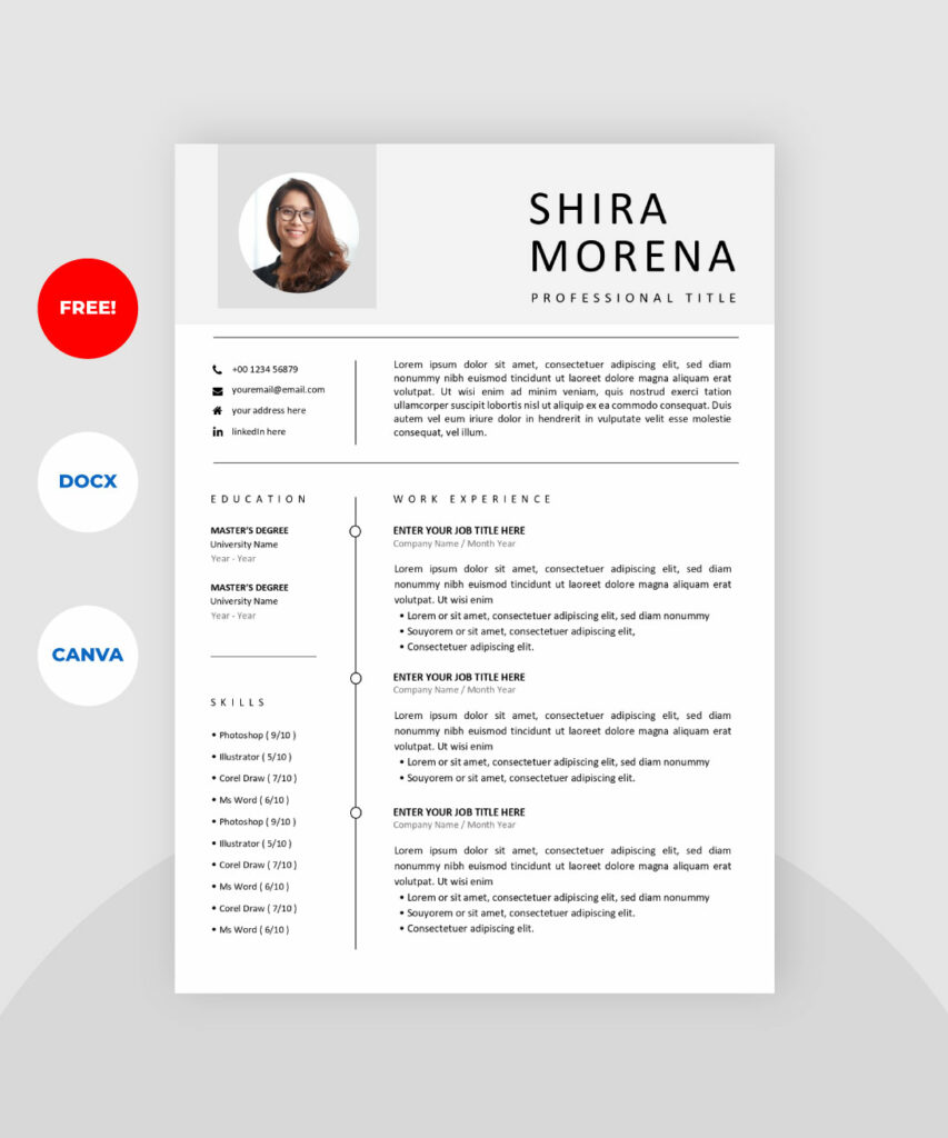 Download Contoh CV Canva Gratis di CVResume