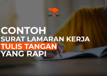 Contoh Surat Lamaran Kerja Tulis Tangan Rapi