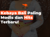 Kebaya Bali Paling Modis dan Hits Terbaru!