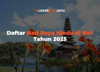 Daftar Hari Raya Hindu di Bali Tahun 2025